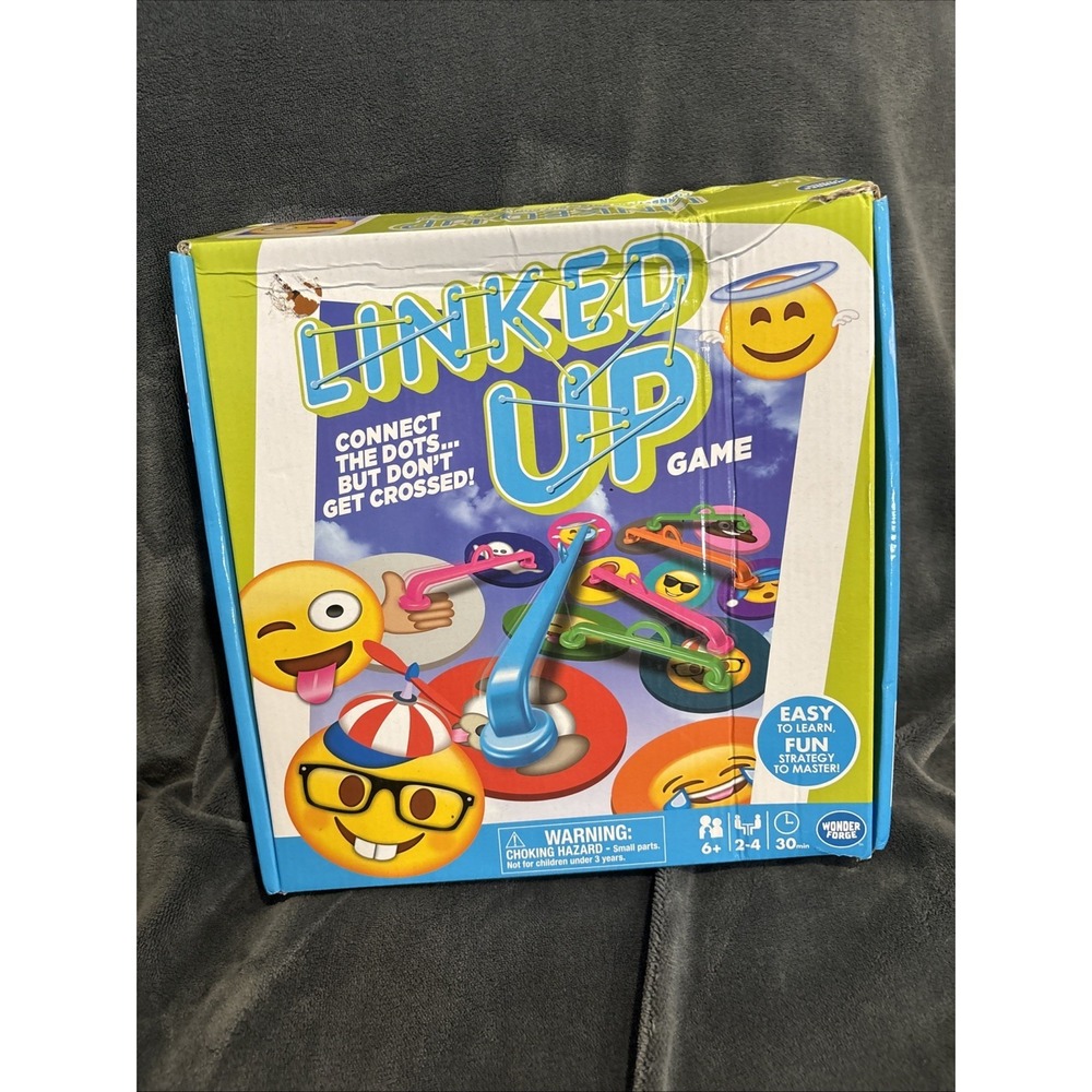 Linked Up Board Game w/ Expressive Emojis‎ Wonder Forge Ages 6+